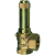 Angle-type safety valves for liquids