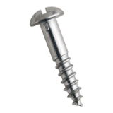 BN 951 Slotted round head wood screws