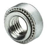 BN 20612 - SP - Self-clinching nuts with UNC thread, for stainless steel and metallic materials