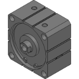 With switch SSD2-DL Large Bore Size - Double acting, double rod type (large bore size) with switch