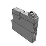 NW4G - Discrete valve block with solenoid valve (Reduced wiring)