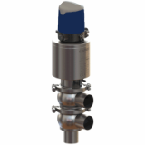 DCX3 DCX4 shut-off and divert valve - Automated DCX4 L/L body with Sorio control top