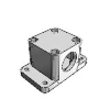 RKC-470 - Structural Tubing Clamps - Block Split Design w/ Flange