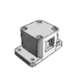 RKC-485 - Structural Tubing Clamps - Block Split Design w/ Flange