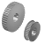 Ozubené řemenice H 100 pro Taper Lock pro řemen šířky 100 (1" = 25,4 mm)
