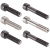EH 22710. - Ball-Ended Thrust Screws, headed / flat-faced ball, ribbed
