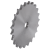 MAE-KR-KRL-ISO04-ST - Plate wheels KRL, ISO 04, Pitch 6 mm