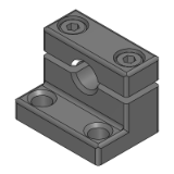 SL-SHKPST, SH-SHKPST, SHD-SHKPST - Precision Cleaning Shaft Supports - Casting, L-Shaped - Split