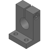 SL-SHKSS, SH-SHKSS, SHD-SHKSS, SL-SHKSA, SH-SHKSA, SL-SHKSD, SH-SHKSD - Precision Cleaning Shaft Supports - L-Shaped (Machined products) - Slit Type - Height Selectable Type