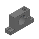 SL-SHWTSH, SH-SHWTSH, SHD-SHWTSH, SL-SHWTAH, SH-SHWTAH - Precision Cleaning Shaft Supports - T-Shaped Side Slit(Machined) - Standard - Height H Configurable Type