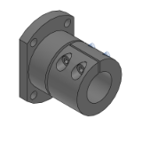 SL-SSTHWCL, SH-SSTHWCL, SHD-SSTHWCL - Precision Cleaning Shaft Supports - Bracket Shaped Slit Clamping - Long Guide Type - Compact Flange