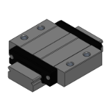 ES-SSEBWM, ES-SSE2BWM, ES-RSEBWM, ES-RSE2BWM - ES Miniature Linear Guides - Wide Rails - Wide Standard Blocks (RoHS Compliant) Light Preload - Fixed Type