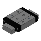 ES-SSEBWNL, ES-SSE2BWNL, ES-RSEBWNL, ES-RSE2BWNL - ES Miniature Linear Guides - Wide Rails - Standard Blocks with Dowel Holes (Light Preload) (RoHS Compliant) Light Preload - Specified Type