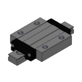 ES-SSELBM, ES-SSEL2BM, ES-RSELBM, ES-RSEL2BM, ES-SSELBM-MX, ES-SSEL2BM-MX - ES Miniature Linear Guides - Wide Long Blocks (Light Preload) (RoHS Compliant) Light Preload - Fixed Type