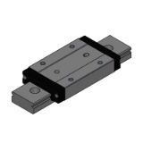 ES-SSELBWNLZ, ES-SSEL2BWNLZ - ES Miniature Linear Guides - Wide Rails - Long Blocks with Dowel Holes (Light Preload) (RoHS Compliant) Slight Clearance - Specified Type