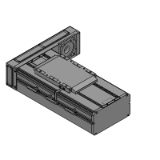 KMRC200-L - Single Axis Robot Full Cover type KMRC200 - folded type