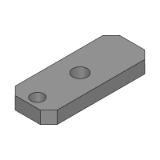 HFMCB - 6 Surface Milled Mounting Plates / Brackets - External Dimension Configurable - HFMCB