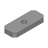 HFMQA - 6 Surface Milled Mounting Plates / Brackets - External Dimension Configurable - HFMQA