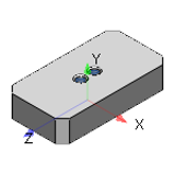 HRMZA - Flat Bar Mounting Plates / Brackets - Center Symmetrical Type - HRMZA