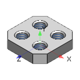 JSAAS - Welded Mounting Plates / Brackets - Center Symmetrical Type - JSAAS