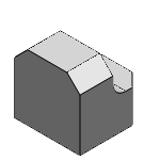 LAFDF - L Shaped Machined Mounting Plates / Brackets - Dimension Configurable Type - LAFDF