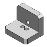 LRCMT - L Shaped Machined Mounting Plates / Brackets - Center Symmetrical Type - LRCMT