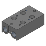 E-MSP3V - Economy 3Port Solenoid Valve Manifold