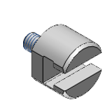 FJMW, FJMWS - Floating Joints -T-Slot Mounted Holder - Through, Threaded