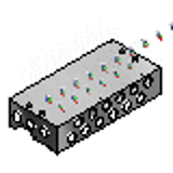 MSSY, MSSYB - Electromagnetic Valves - 5 Port Base Piping Type