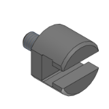 SL-FJMWS - Precision Cleaning Floating Joints -T- Slot Mounted Holder - Through, Threaded