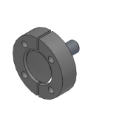 SL-FJUMBSS - Precision Cleaning Floating Joints - Mount Flange, Cylinder Connector (Male Thread) Set Space Saving Type