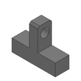 SL-HGBBS, SH-HGBBS, SHD-HGBBS - Precision Cleaning Hinge Bases - Concave T-Shaped Bottom Mount Type - W/H Dimension Configurable Type