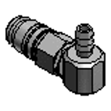 MCSHL, MCSHLS - Couplings for Air - Socket - Tube Mounting L-Shaped