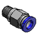 MSCNL - One-Touch Couplings Compressed Air - Miniature Connector Fittings