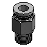 PPSCN - One Touch Couplings For Clean Use - PP Polypropylene Type - Straight Thread SUS