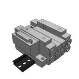 SS5V2-F_16 - Base tipo cassette: Multiconector sub-D