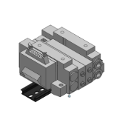 SS5V2-G_16 - Base tipo cassette: Cable plano, cableado PC