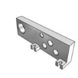 VV5FR2-01T-D-PLATE - Plug-in Type: With Terminal Block (D-side End Plate Assembly)