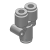 KGU (Y reducción tubo) - Conexión instantánea de acero inoxidable / Y reducción tubo