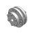 SHDS-110T - Single Disk High Torque Coupling/ Set Screw Type