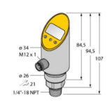 6833419 - Drucksensor, mit 2 Transistorschaltausgängen pnp/npn