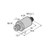 100017820 - Drucktransmitter, IO-Link mit 2 Schaltausgängen