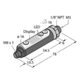 100042130 - Drucksensor, IO-Link mit 2 Transistorschaltausgängen PNP