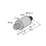 100024628 - Drucktransmitter, IO-Link mit 2 Schaltausgängen