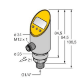 6833455 - Drucksensor, mit 2 Transistorschaltausgängen pnp/npn