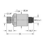 100000730 - Pressure Transmitter, With Current Output (2-Wire)