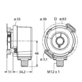 100010486 - Incremental Encoder, Industrial Line