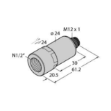 100045220 - Pressure Transmitter, With Current Output (2-Wire)