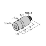 100018476 - Pressure Transmitter, Ratiometric Output (3-Wire)