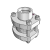 Unión de tubos por bridasLow Pressure ZAKO - 60 bar, plantilla de taladro conforme a SAE J 518 C/ISO 6162